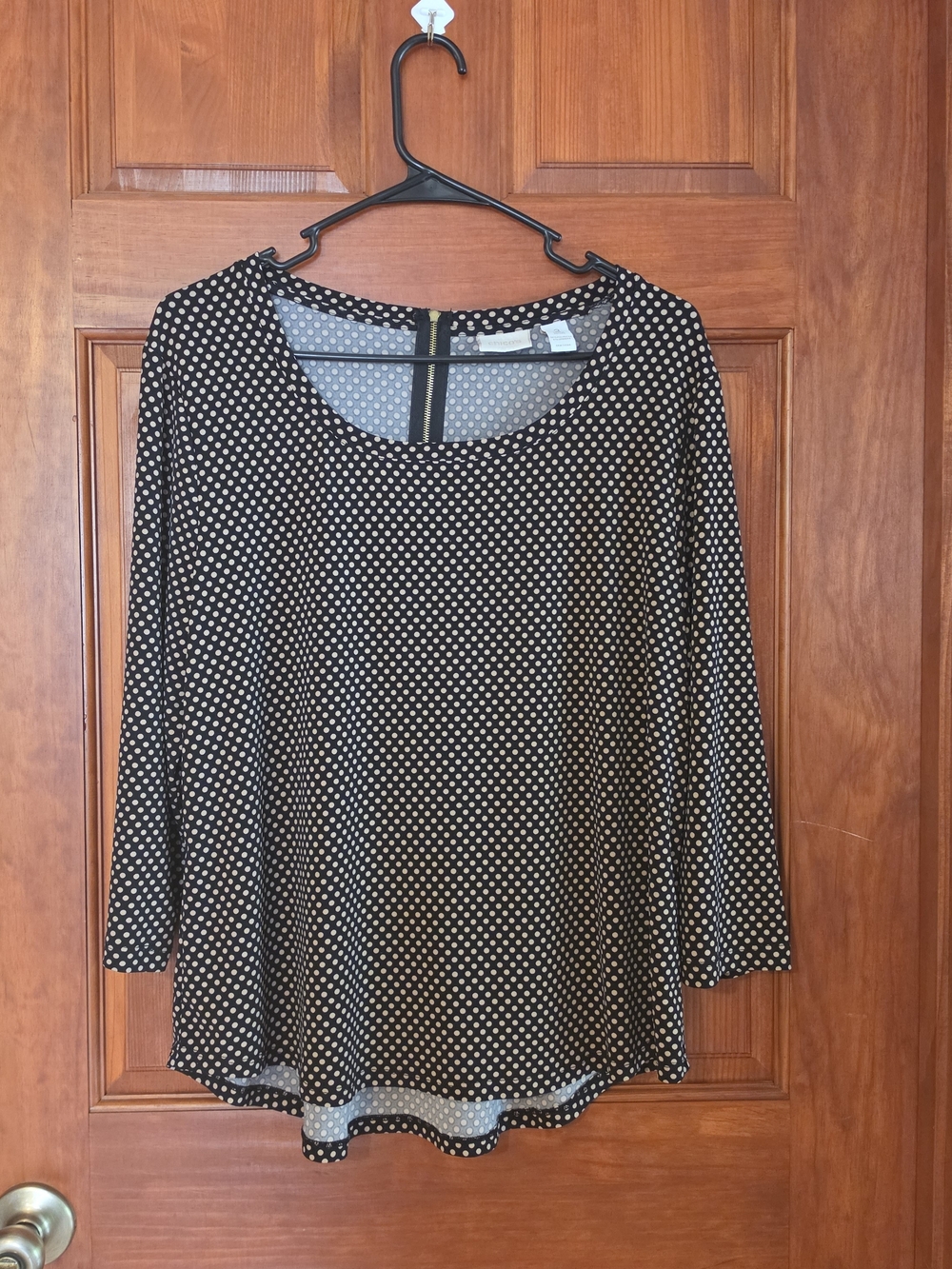 Chico's Polka Dot Pullover Top, Size 2
